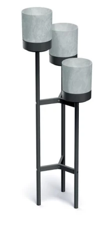 Prosperplast Stojan na kvety Bloomie Stand sivý 42 cm