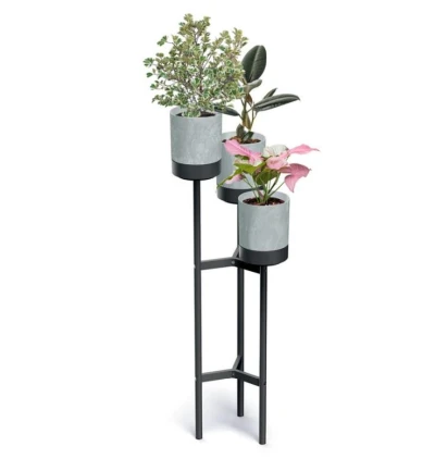 Prosperplast Stojan na květiny Bloomie Stand šedý 42 cm Prosperplast Stojan na květiny Bloomie Stand šedý 42 cm