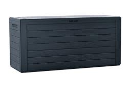 Prosperplast Zahradní box WOODEBOX antracit 280L Prosperplast Zahradní box WOODEBOX antracit 280L