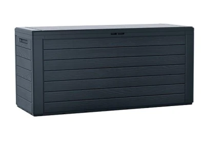 Prosperplast Zahradní box WOODEBOX antracit 280L Prosperplast Zahradní box WOODEBOX antracit 280L