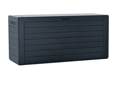 Prosperplast Zahradní box WOODEBOX antracit 280L (VÝPRODEJ) Prosperplast Zahradní box WOODEBOX antracit 280L (VÝPRODEJ)