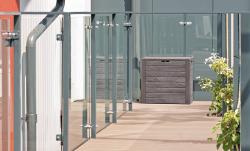 Prosperplast Zahradní box WOODEBOX hnědý 140L