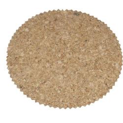 Prostírání kruh 10cm zoubky korek (6ks)