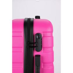 Proworld Příruční kufr do letadla na kolečkách 32 l MAGENTA