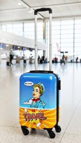 Excellent Cestovní kufr na kolečkách 51 x 33 x 21,5 cm TRAVEL