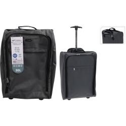 Proworld Příruční kufr na kolečkách do letadla 30 l šedá