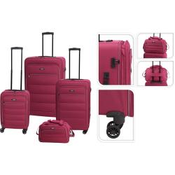 Proworld Sada cestovných kufrov 4 ks červená Proworld Sada cestovných kufrov 4 ks červená
