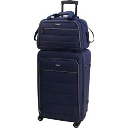 Proworld Sada cestovných kufrov 4 ks tmavomodrá