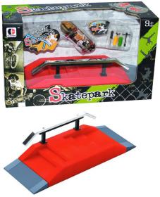 Prstový skateboard herní set s rampou a doplňky plast různé druhy Prstový skateboard herní set s rampou a doplňky plast různé druhy