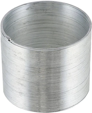 Pružina magická kouzelná spirála kovová metalická