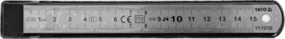 Yato Pružné ocelové pravítko 150 mm