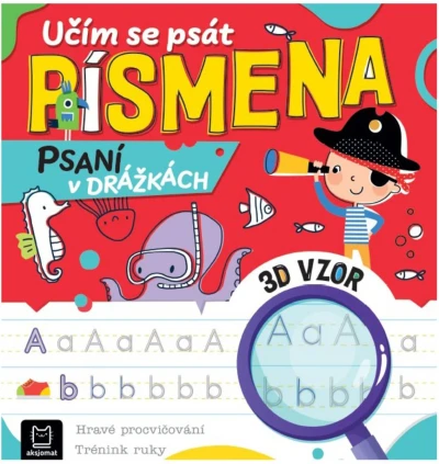 Psaní v drážkách Učím se psát Písmena