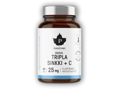 Puhdistamo Tripla Sinkki (Zinek) 60 kapslí Puhdistamo Tripla Sinkki (Zinek) 60 kapslí