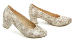 Pulso AF-713V béžová mramor dámske nadmerné lodičky