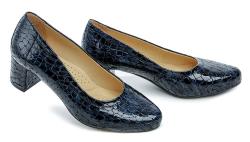 Pulso AF-713V modré dámske nadmerné lodičky