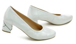 Pulso AF-972V stříbrné dámské nadměrné lodičky