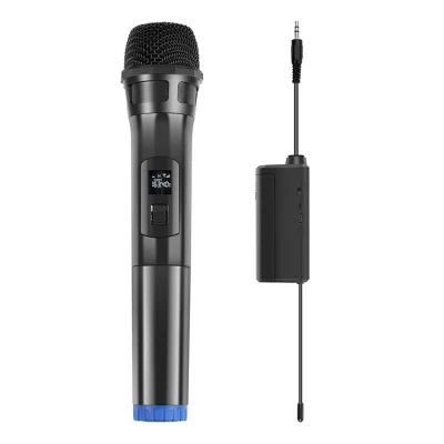 Puluz Bezdrátový dynamický mikrofon UHF PU628B 3,5 mm (černý)