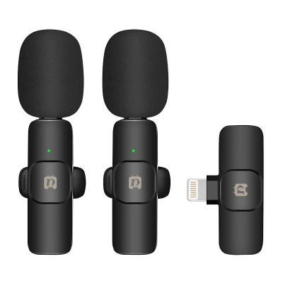 Puluz PU3150B Lavalier Lightning černý bezdrátový mikrofon