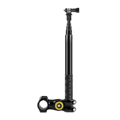 Puluz PU817 černý držák na řídítka s monopodem pro akční kamery