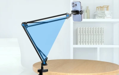 PULUZ PU650B černý kloubový stolní držák na telefon