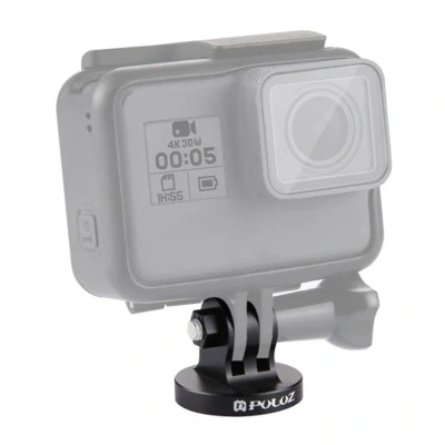 Puluz CNC 1/4" černý držák pro akční kamery