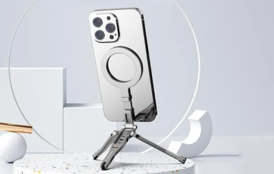 PULUZ PU3222H šedý držák telefonu se stativem