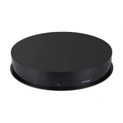 Puluz Elektrický otočný stolek s displejem 30 cm USB (černý) Puluz Elektrický otočný stolek s displejem 30 cm USB (černý)