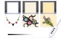 Puluz Fotografický světelný panel bez stínu 1200LM LED 33,3 cm x 33,3 cm účinná plocha