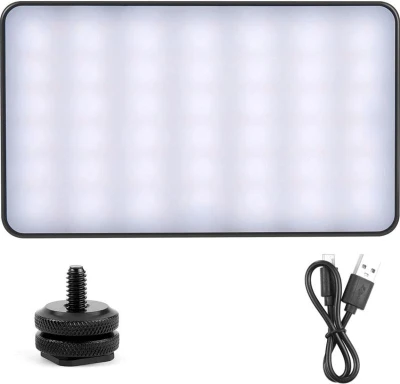 Puluz RGB LED 140 PU5688B černá kapesní LED lampa