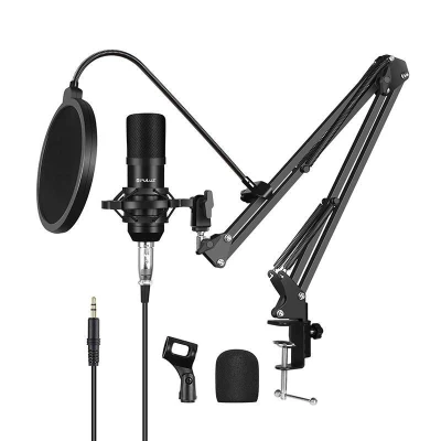 Puluz Kondenzátorový mikrofon PU612B Studio Broadcast