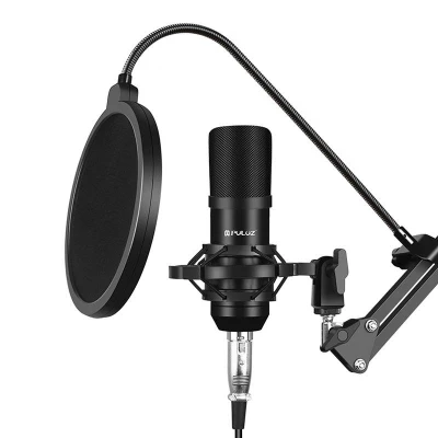 Puluz Kondenzátorový mikrofon PU612B Studio Broadcast