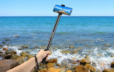 Puluz Kovová selfie tyč 2 m pro Insta360 One RS/X2/X3/X4 (černá)