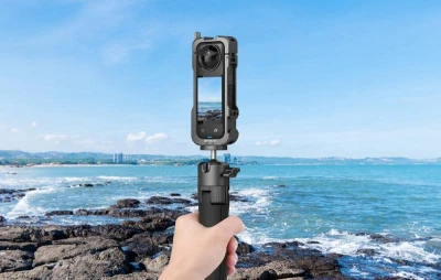Puluz Kovové ochranné pouzdro s krytem objektivu pro Insta 360 X4