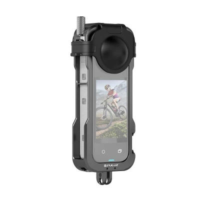 Puluz Kovové ochranné pouzdro s krytem objektivu pro Insta 360 X4