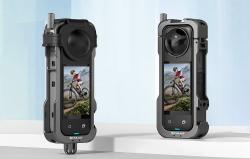 Puluz Kovové ochranné pouzdro s krytem objektivu pro Insta 360 X4
