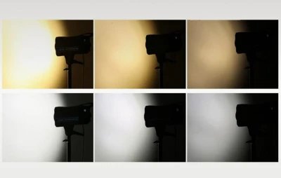Puluz 120 W černé LED studiové světlo s dálkovým ovládáním