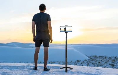 PULUZ PU815 černá 110 cm kovová selfie tyč