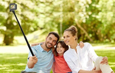 Puluz PU816 černá 150 cm kovová selfie tyč