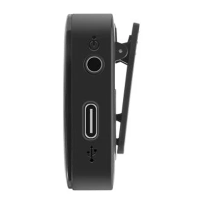 Puluz USB-C černý bezdrátový klopový mikrofon