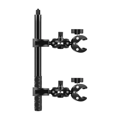 Puluz Motorcycle/bicycle mount with two clamps and selfie stick 150 cm