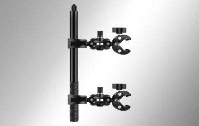 Puluz Motorcycle/bicycle mount with two clamps and selfie stick 150 cm