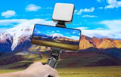Puluz Otočný držák telefonu s univerzálním 1/4 držákem (černý)