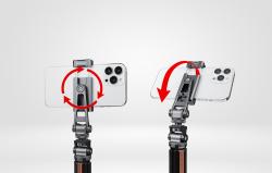 Puluz Otočný držák telefonu s univerzálním 1/4 držákem (černý)