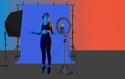 Puluz Podpěra pro pozadí ve fotoateliéru 2x2m Pozadí 3 ks PKT5204