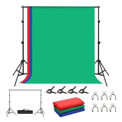 Puluz Podpěra pro pozadí ve fotoateliéru 2x2m Pozadí 3 ks PKT5204 Puluz Podpěra pro pozadí ve fotoateliéru 2x2m Pozadí 3 ks PKT5204