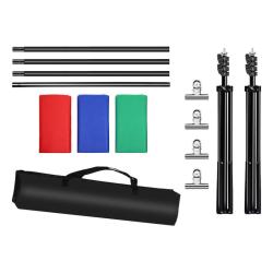 Puluz Podpěra pro pozadí ve fotoateliéru 2x3m Pozadí 3 ks PKT5205