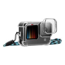 Puluz Pouzdro s krytkou objektivu a popruhem na krk pro GoPro Hero 9 / 10 / 11 Puluz Pouzdro s krytkou objektivu a popruhem na krk pro GoPro Hero 9 / 10 / 11