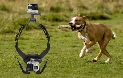 Puluz Psí hrudní pás pro akční kamery (GoPro, Insta360, DJI Action atd.)