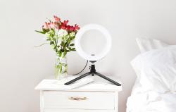 Puluz s držákem na stativ a 20cm LED kroužkem Vlogging PKT3073B