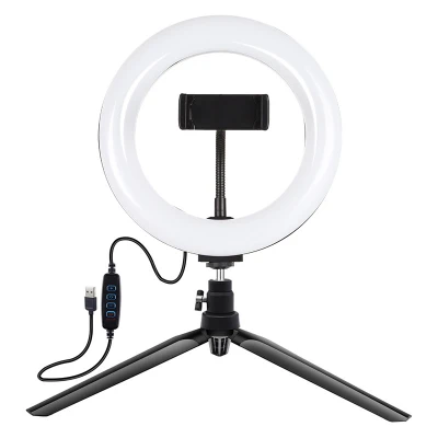 Puluz s držiakom na statív a 20cm LED krúžkom Vlogging PKT3073B